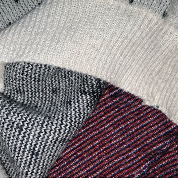 vintage 80s 90s‎ barbra sue cute knit sweater winter snow skating holiday small - Picture 3 of 8